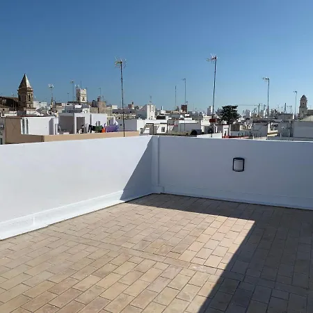 Atico Terraza Centro Ascensor Playa De La Caleta Cadiz