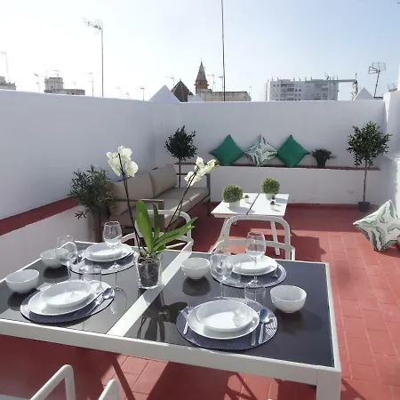 Atico Terraza Centro Ascensor Playa De La Caleta *