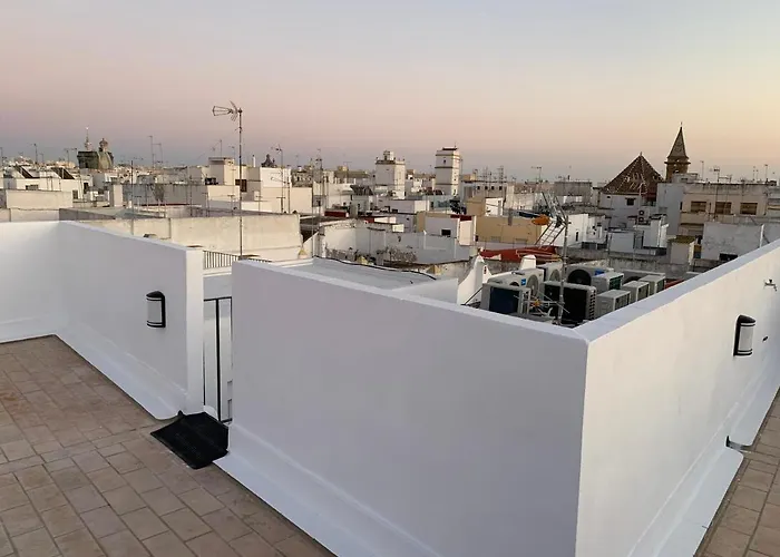 Apartmán Atico Terraza Centro Ascensor Playa De La Caleta Cádiz