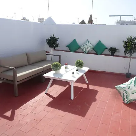 Atico Terraza Centro Ascensor Playa De La Caleta Cádiz