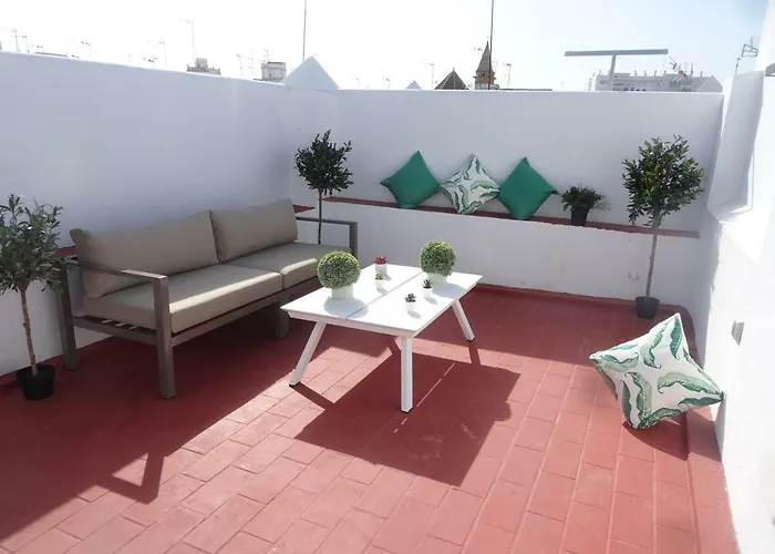 Atico Terraza Centro Ascensor Playa De La Caleta Cádiz